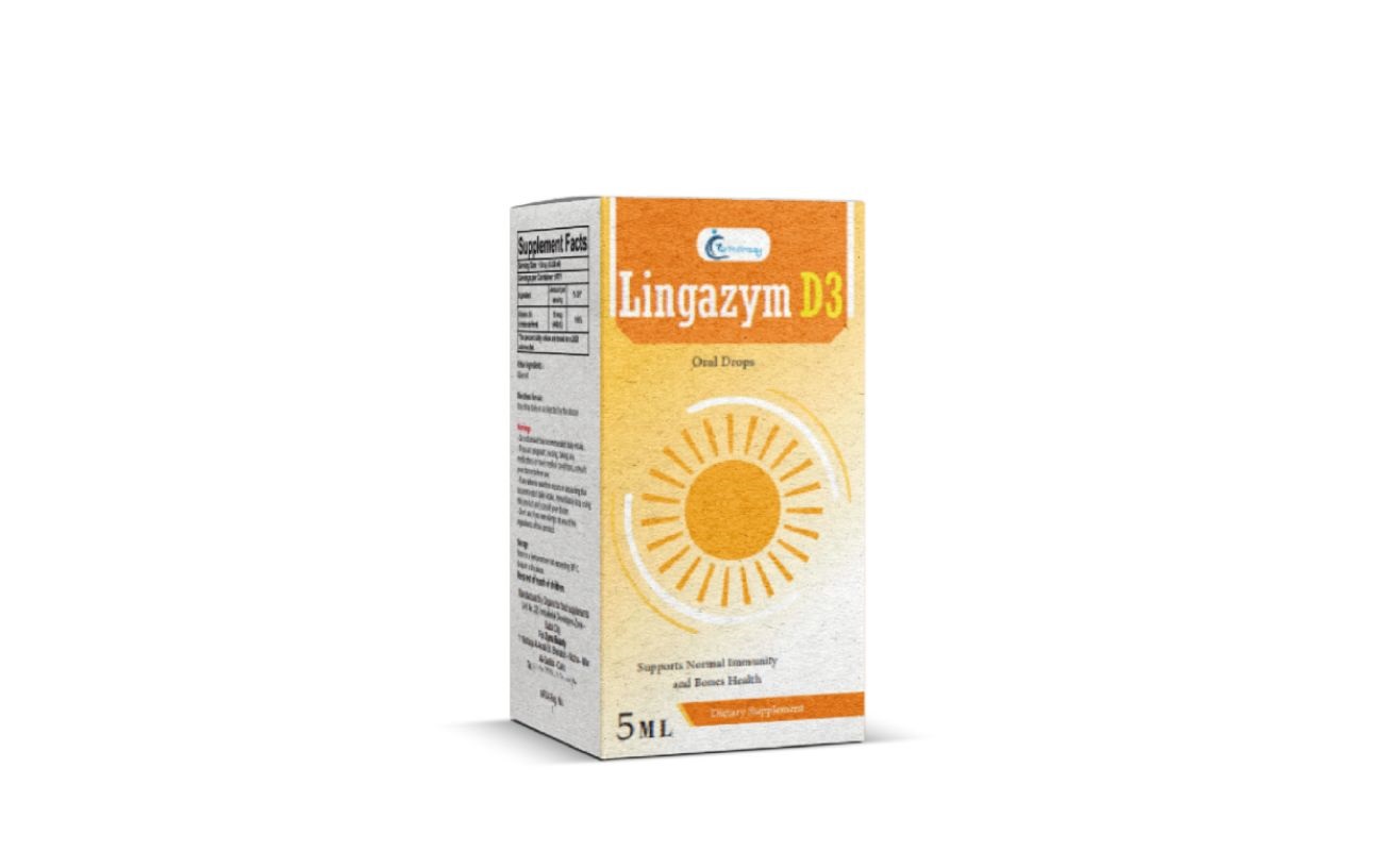 Lingazym vitamin D3 5ml Oral Drops