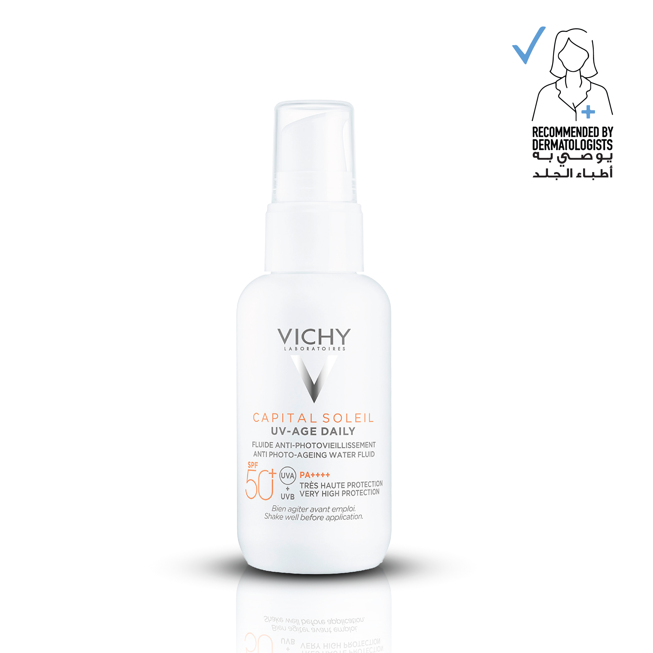 Vichy Capital Soleil (50+) Anti Photo Ageing Water Fluid 40ml