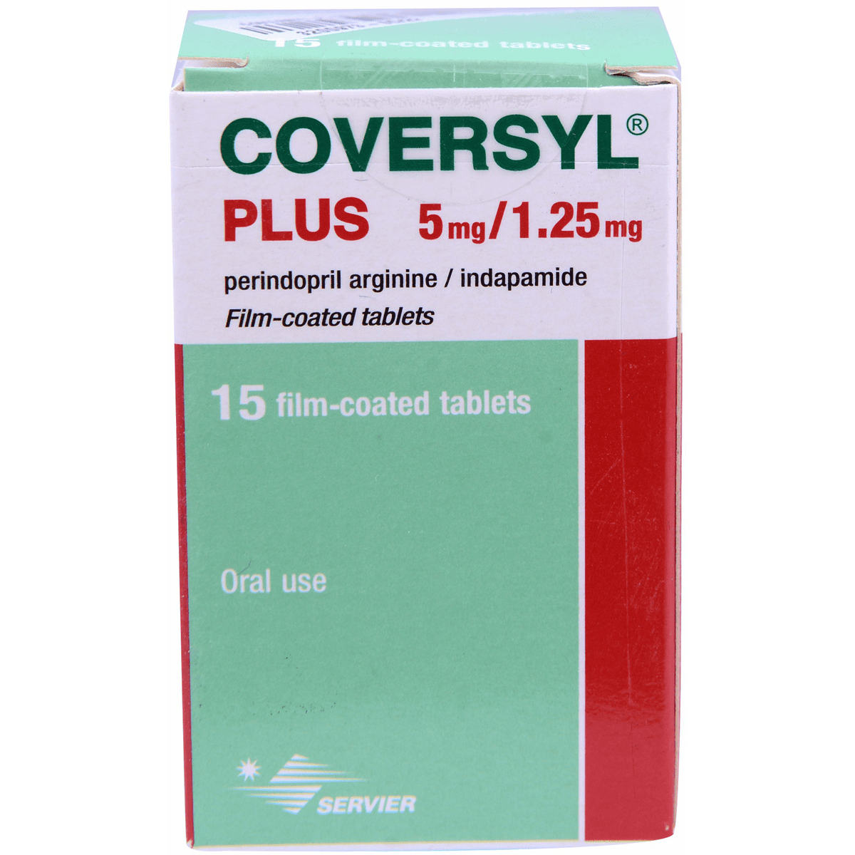 Coversyl Plus 5Mg/1.25mg 15 Film Coated Tablets