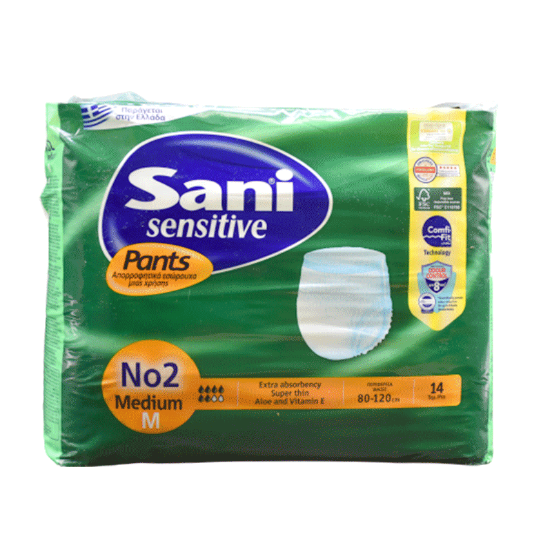 Sani Sensitive Pants (2) M (80-120cm) 14pcs