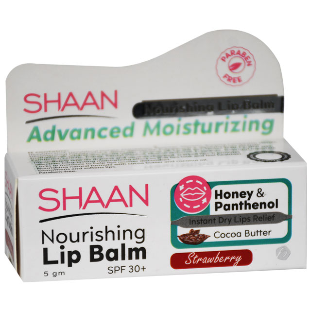 Shaan Lip Balm Strawberry Spf(30+) 5gm