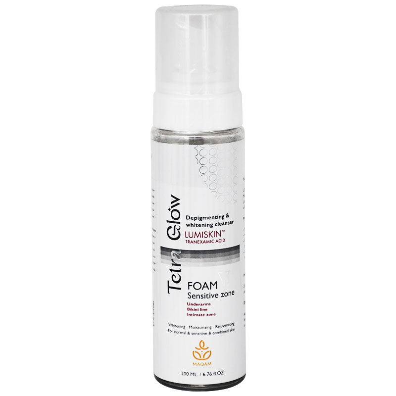 Tetra Glow Whitening Cleanser Foam For Sensitive Zone 200ml