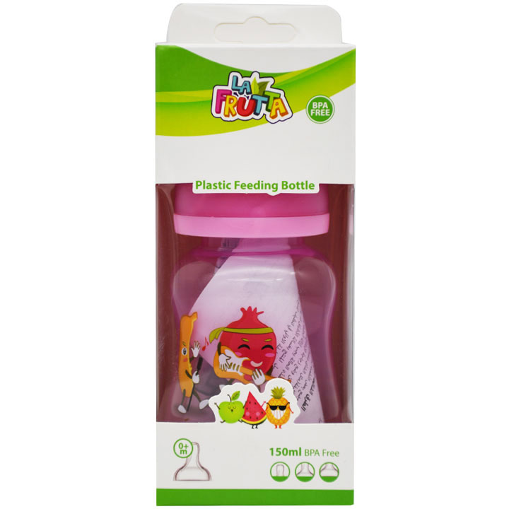 La Frutta Plastic Feeding Bottle (0+ Month) 150ml/22046