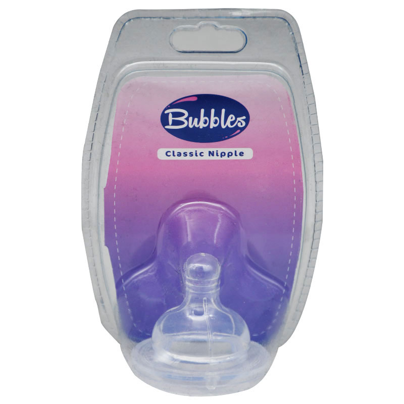 Bubbles Classic Nipple Silicone (2)Month