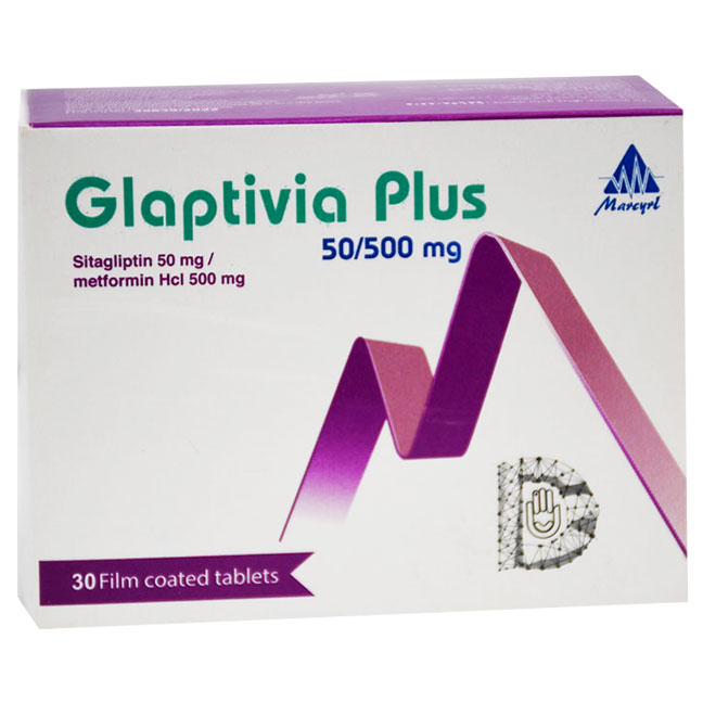 Glaptivia Plus 50/500mg 30 Film Coated Tablet