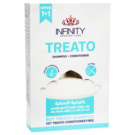 Infinity Treato Frizz Shampoo + Conditioner 250ml (Offer Pack)