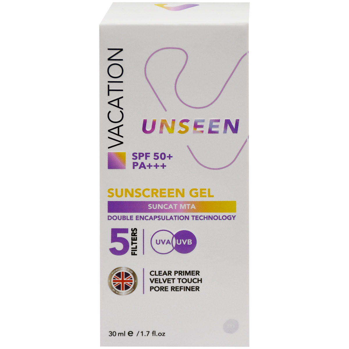 Vacation Unseen Sunscreen Gel SPF(50+) 30 ml
