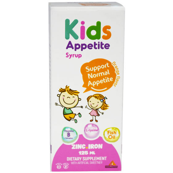 Kids Appetite 125ml Orange Flavor Syrup