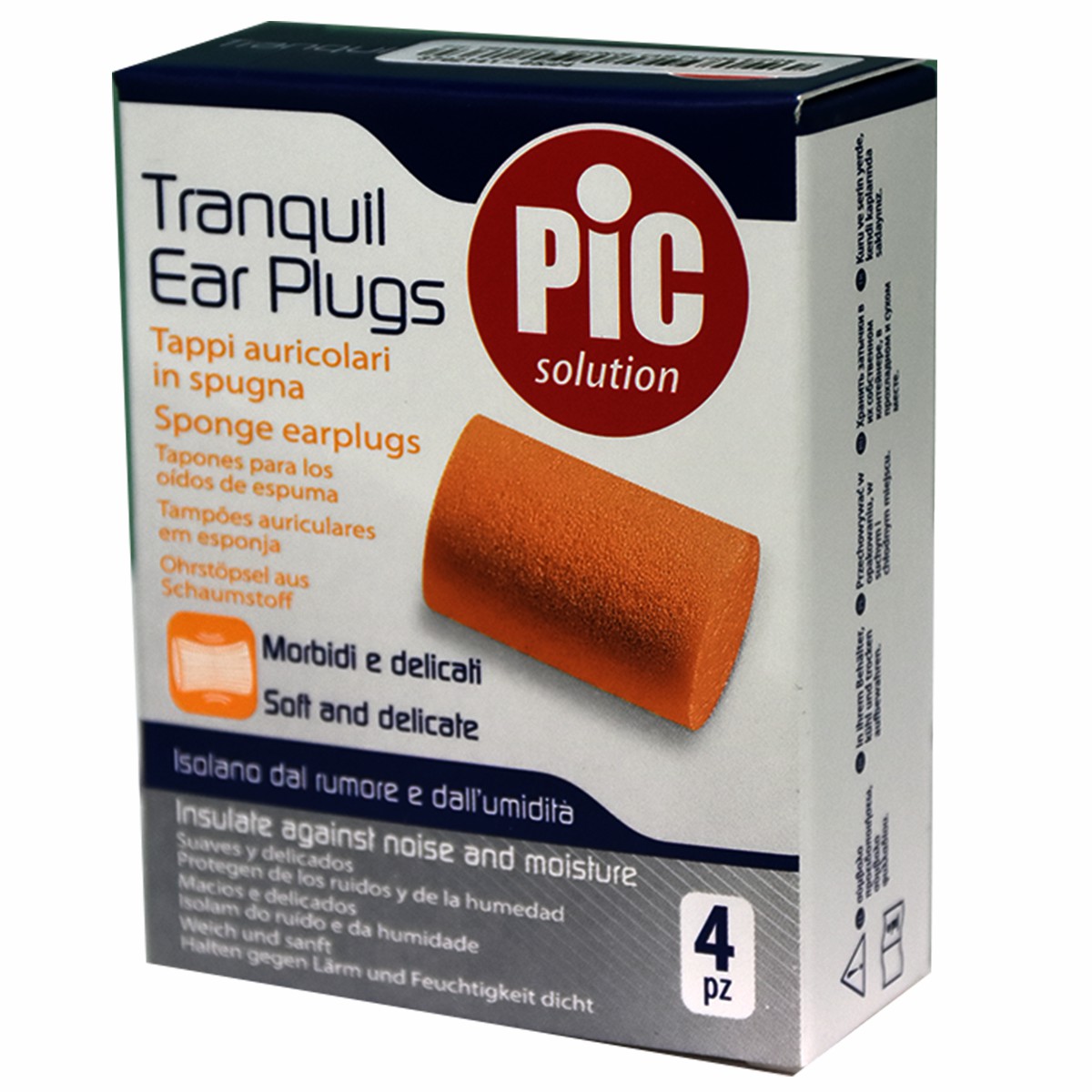 Pic Tranquil Sponge Ear Plugs 4pcs