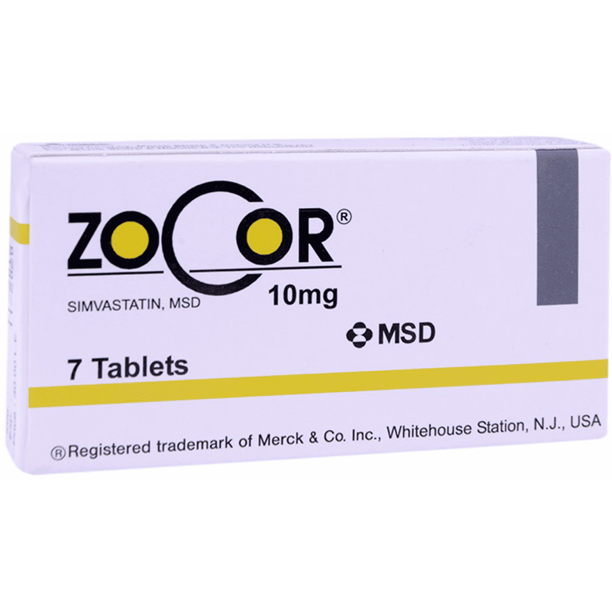 Zocor 10mg 7 Tablets