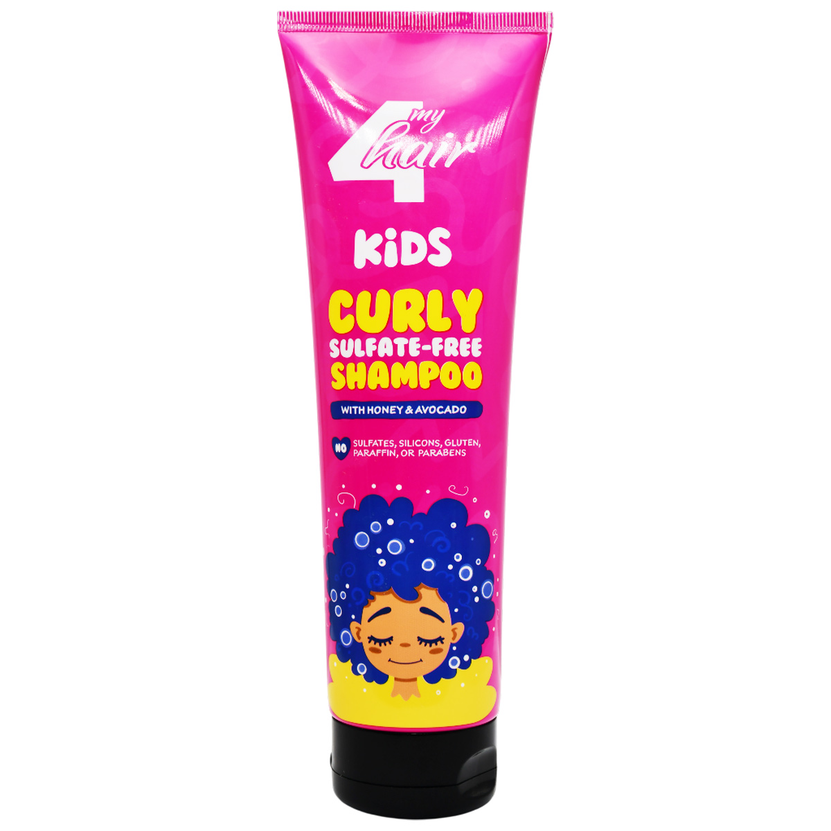 4 My Hair Kids Curly Honey and Avocado Shampoo 250ml