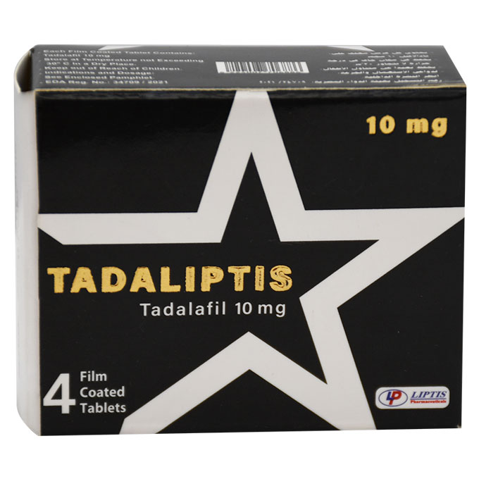 Tadaliptis 10mg 4 Film Coated Tablet