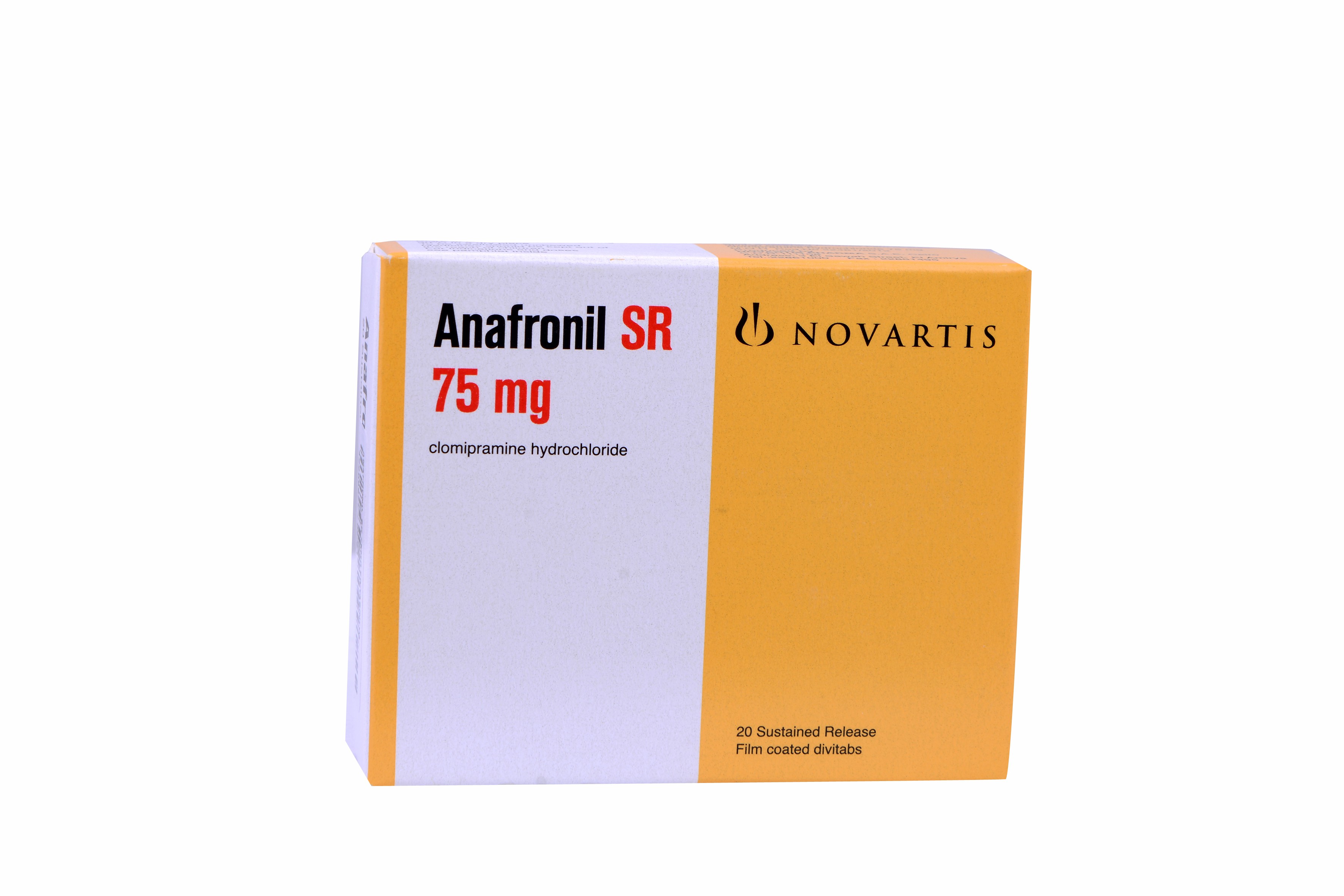 Anafronil SR (Sustained Release) 75mg 20 Tablets