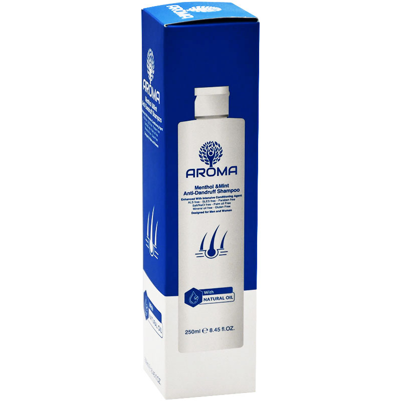 Aroma Menthol and Mint Anti Dandruff Shampoo 250ml