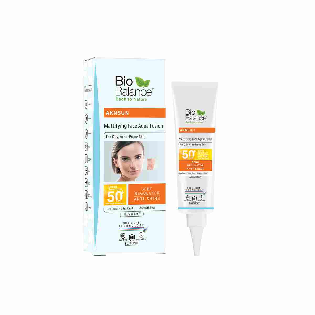 Bio Balance Aknesun Mattifying Face Aqua Fusion (50+) 40ml