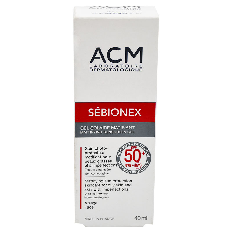 Acm Sebionex Mattifying Sun (SPF50 +) Gel 40ml