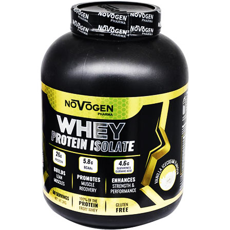 Novogen Whey Protein Isolate Vanilla Ice Cream Flavor 2Kg