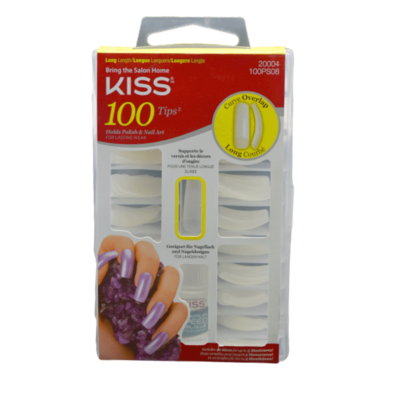 Kiss Curve Overlap Nails 100pcs/Ps08