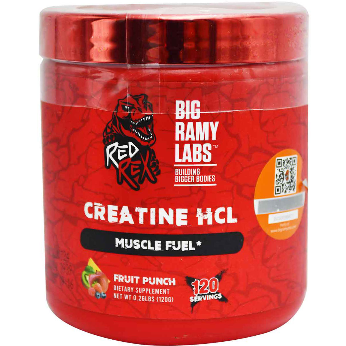 Red Rex Creatine Hcl Fruit Punch 120gm