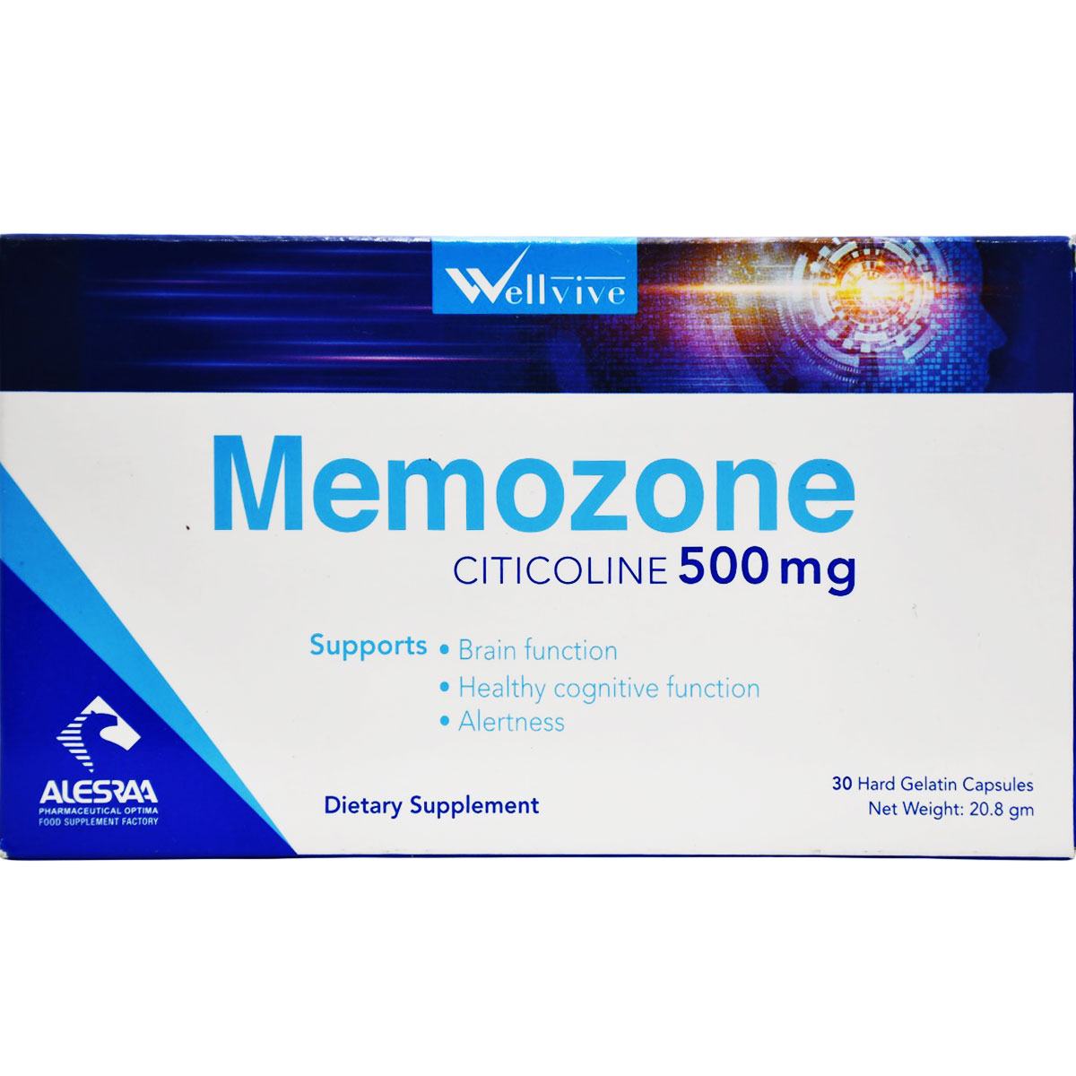 Memozone 500mg 30 Hard Gelatin Capsules