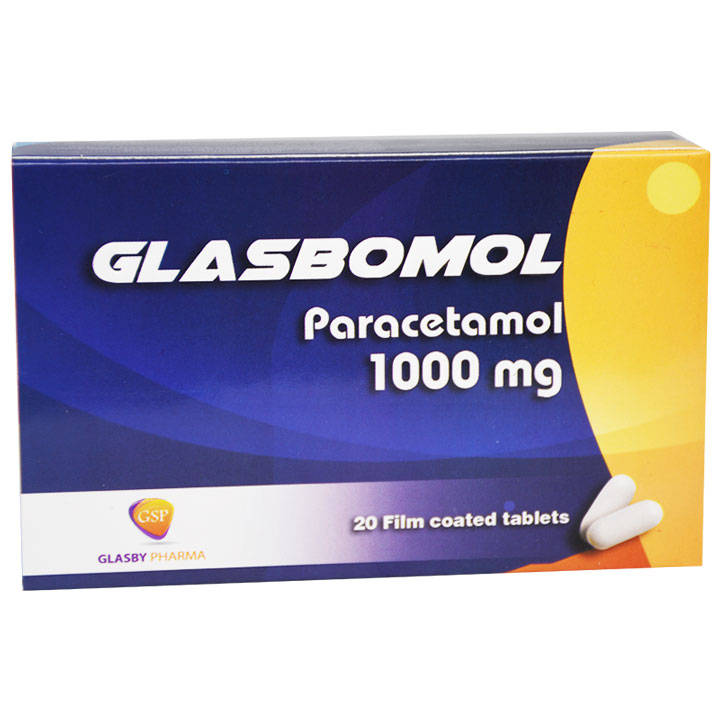Glasbomol 1000mg 20 Film Coated Tablet