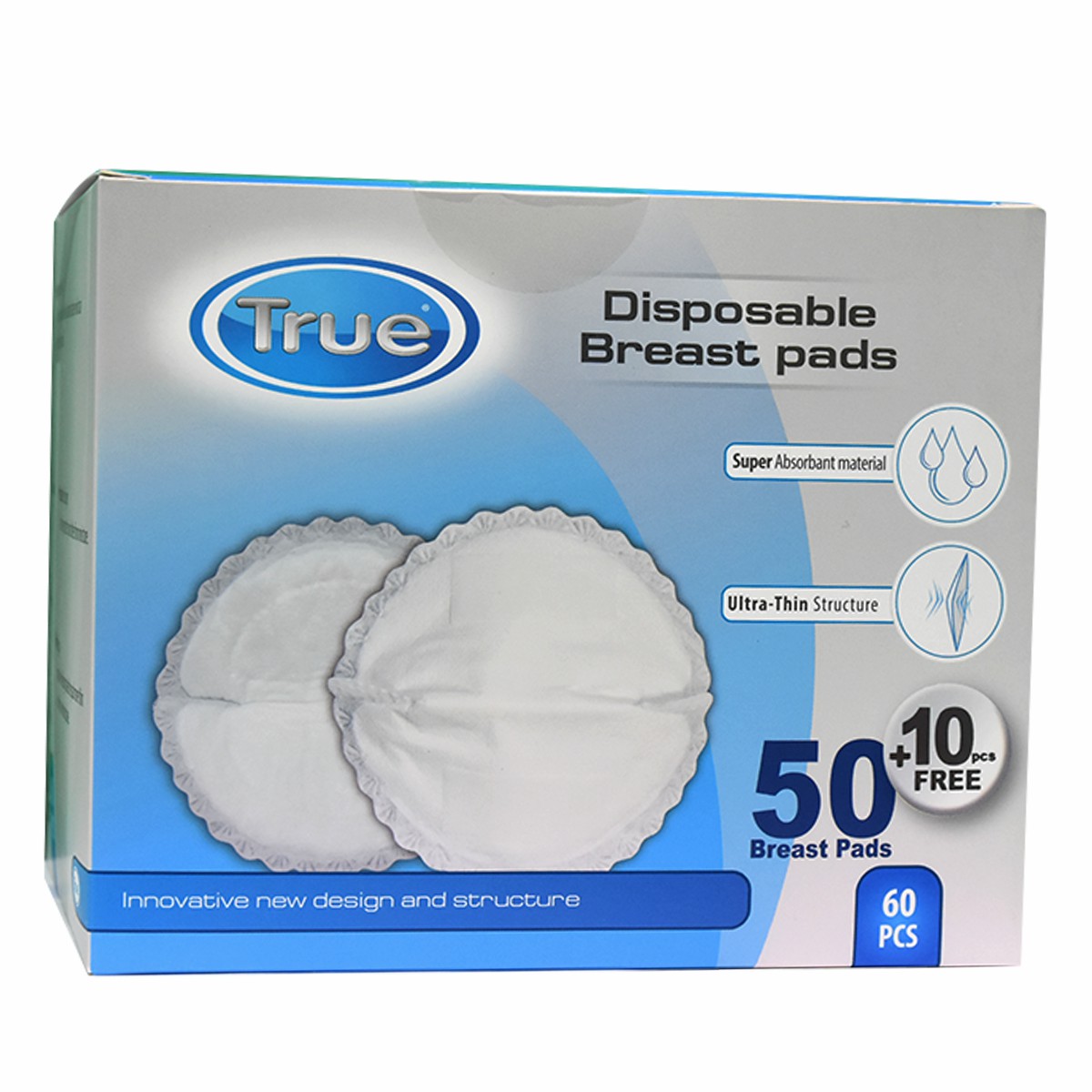 True Disposabl.Breast Pads 60pcs/2018910