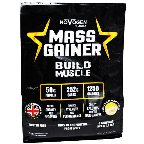 Novogen Mass Gainer Vanilla Ice Cream Flavor 2.7Kg