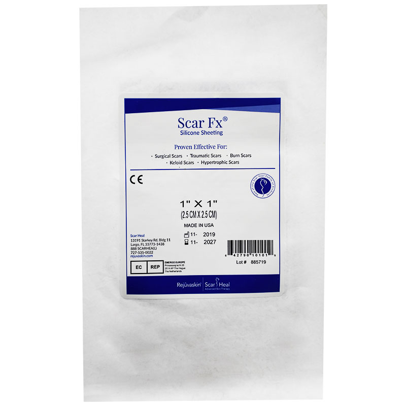 Scar Fx 2.5X2.5Cm Silicone Gel 1Sheets