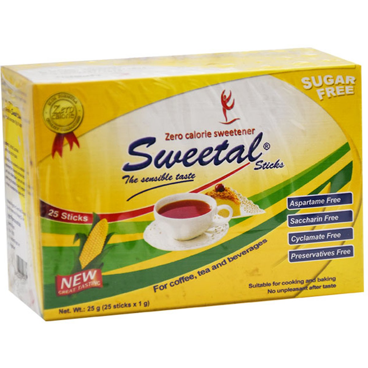 Sweetal Zero Calorie Sweetener 25 Sachets 1gm