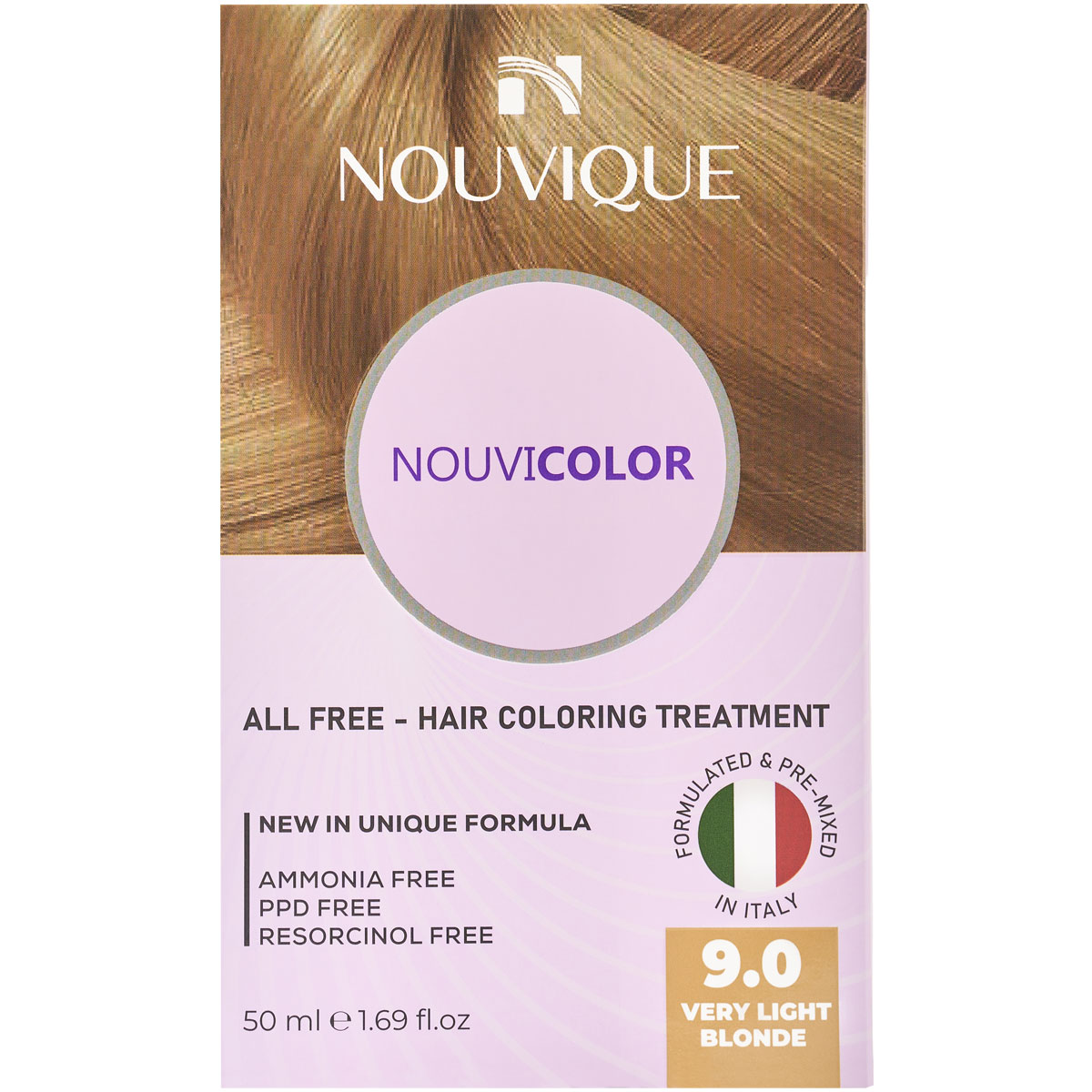 Nouvique Nouvicolor Hair Very Light Blonde 50 ml/9.0