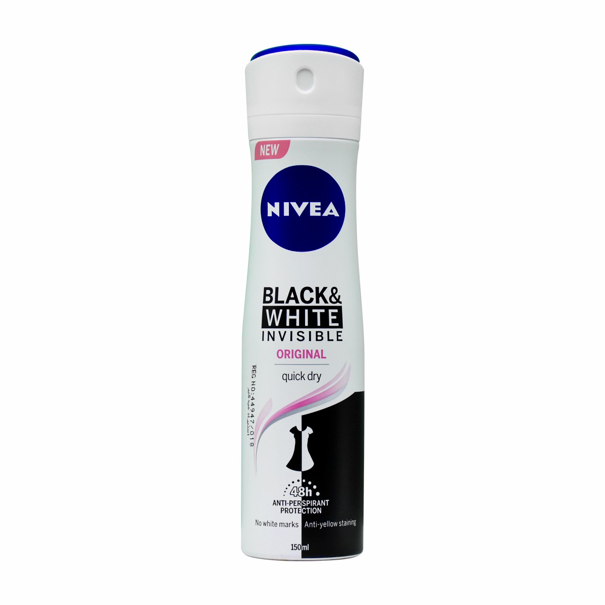 Nivea Black & White Invisible Orignal Deodorant Anti Perspirant for Women 150ml