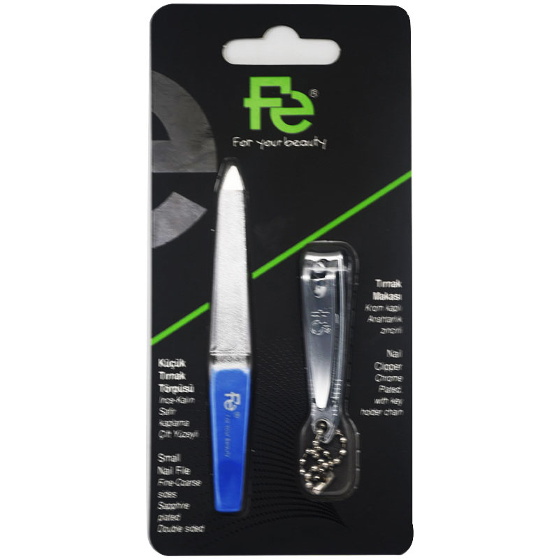 Fe Nail Clipper + Small Nail File/Fepi041