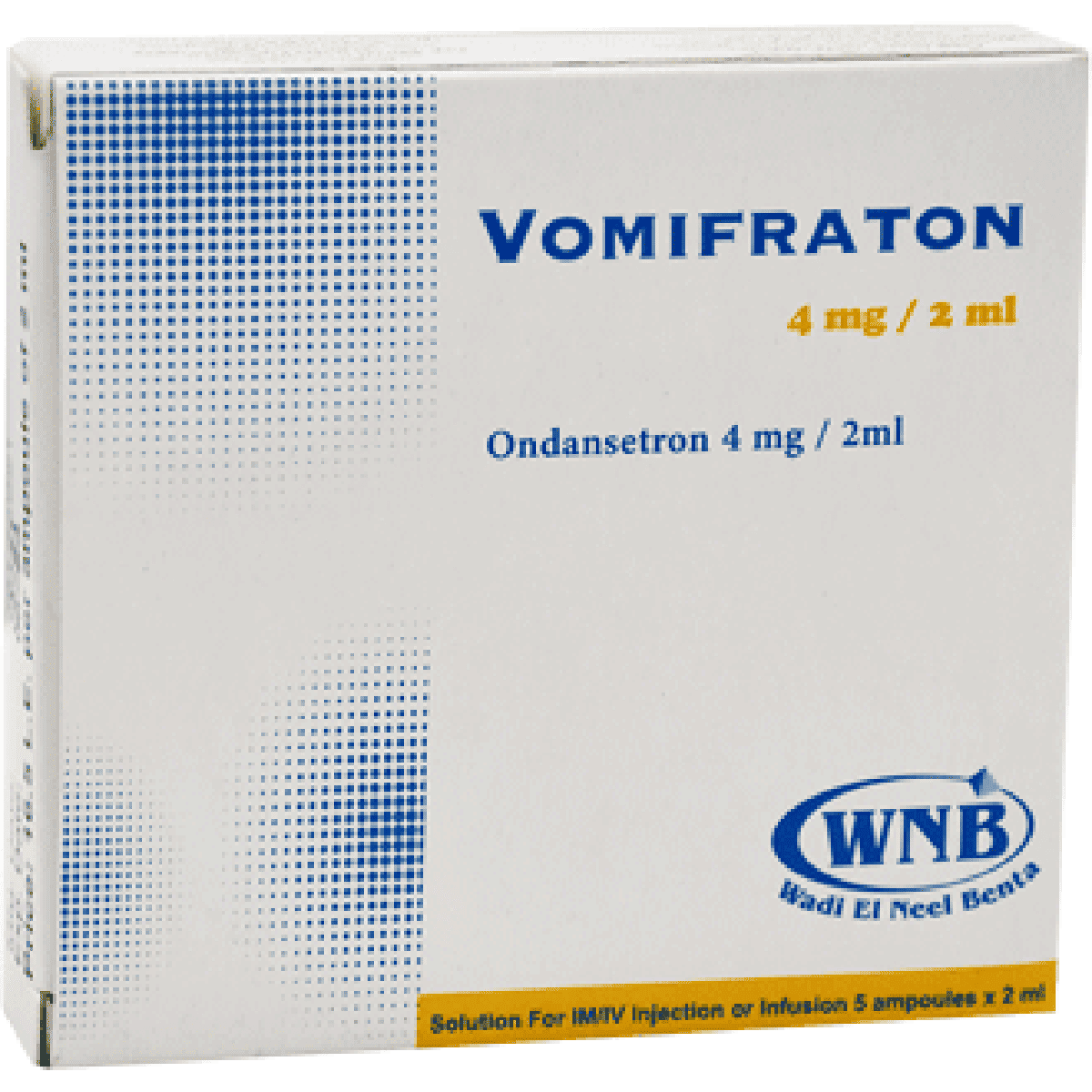 Vomifraton 4mg/2ml IM/IV infusion 5 Ampoule