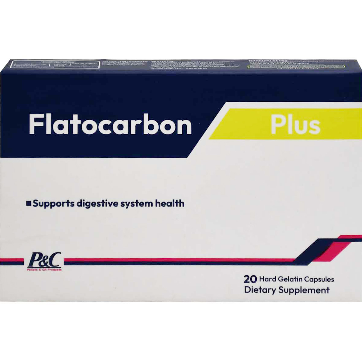 Flatocarbon Plus 20 Hard Gelatin Capsules