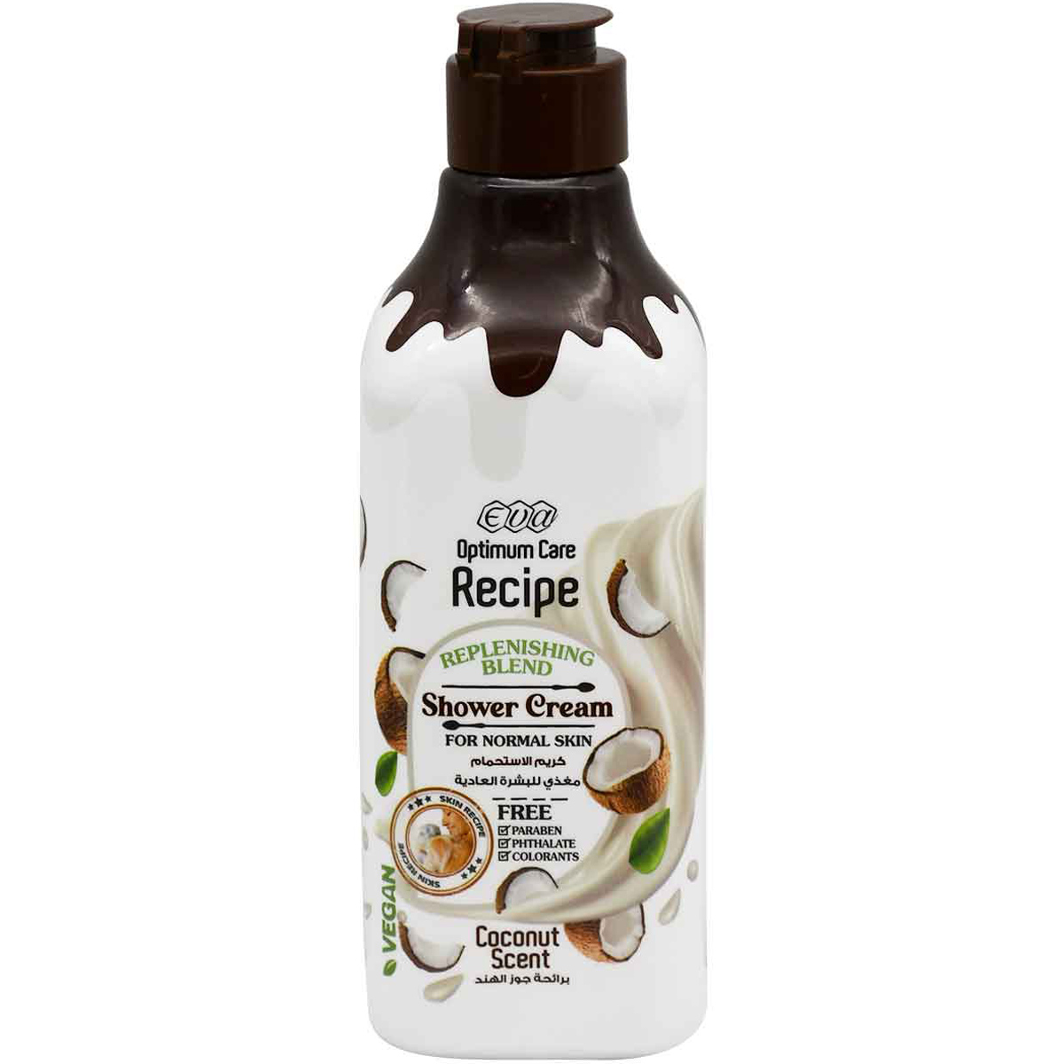 Eva Recipe Coconut Scent Shower Cream 370 ml