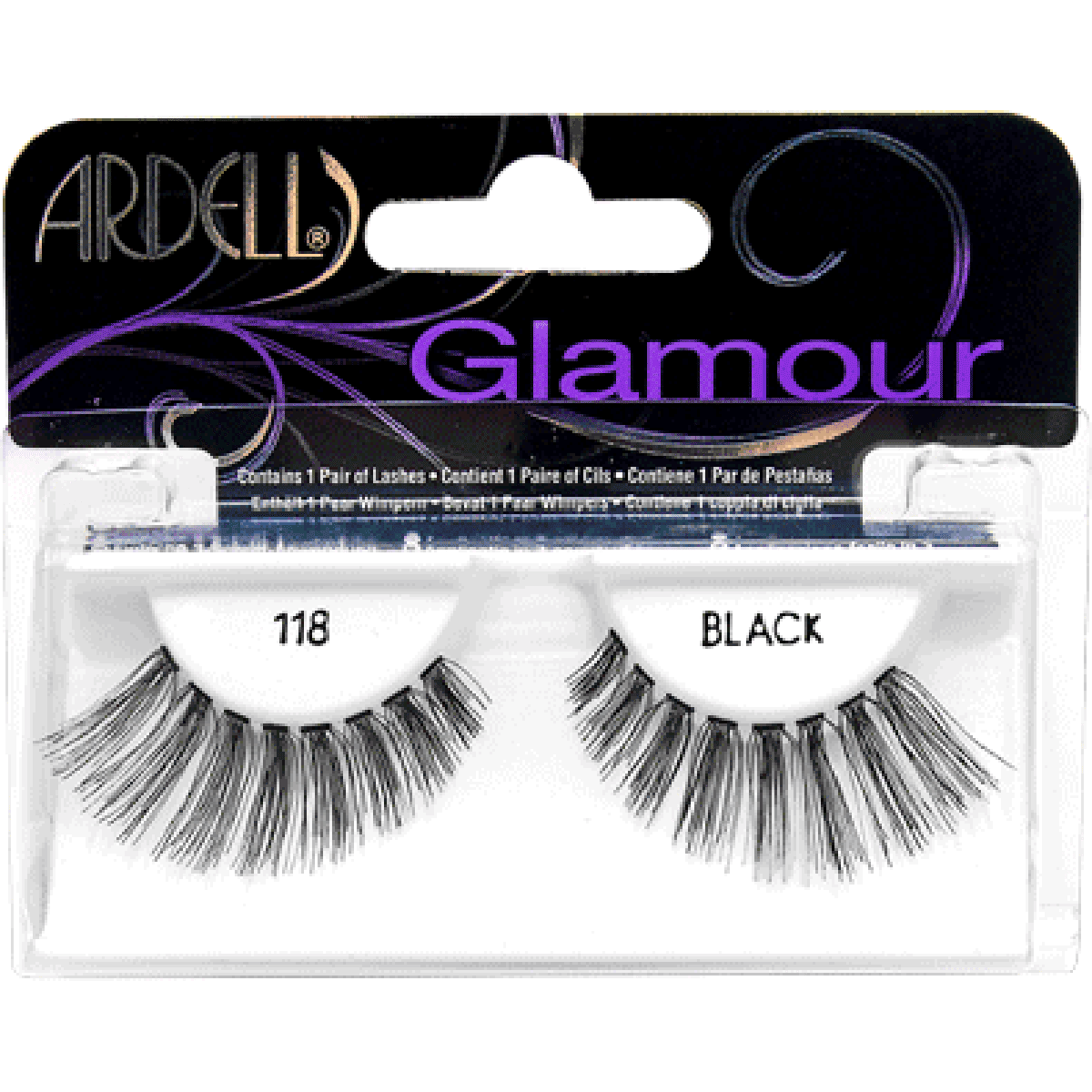 Ardell Glamour Lashes Black/118