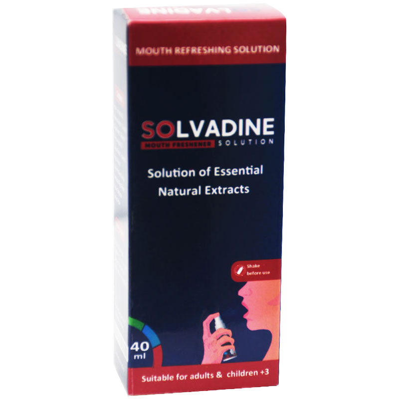 Solvadine ( For Adult And Children +3 Years ) 40ml Mouth Freshener