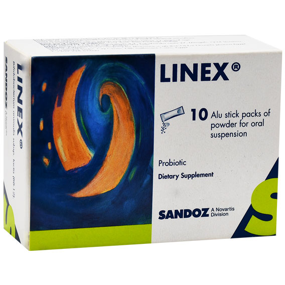 Linex Probiotic 100mg Powder For Oral Suspension 10 Sachet