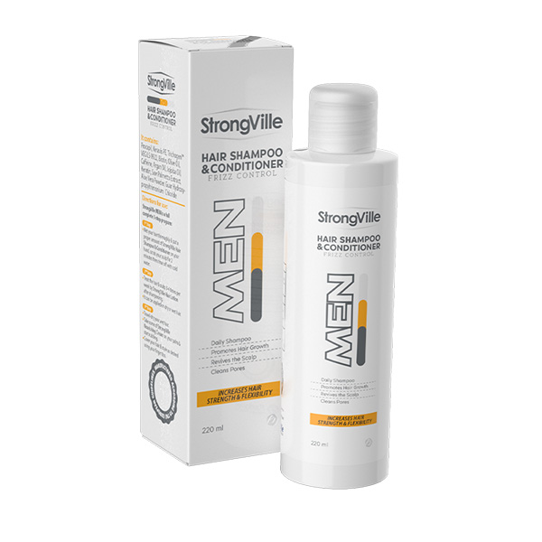 Strong Ville Hair Shampoo & Conditioner Frizz For Men 220ml