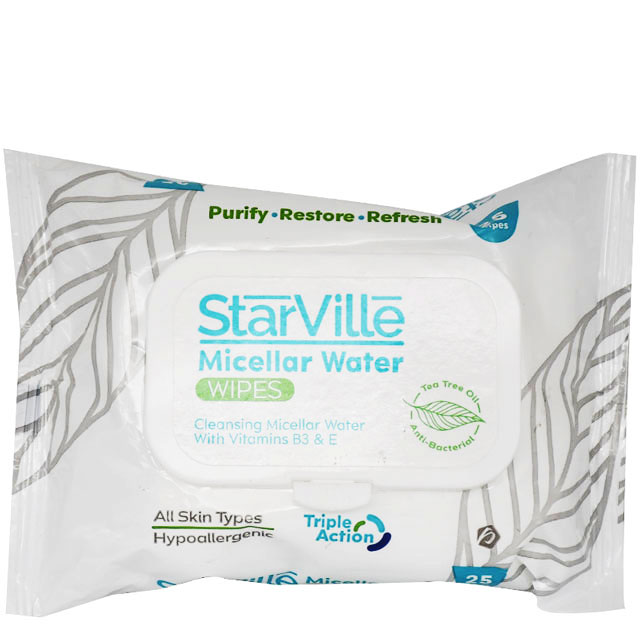 Starville Micellar Water Wipes 25 pieces