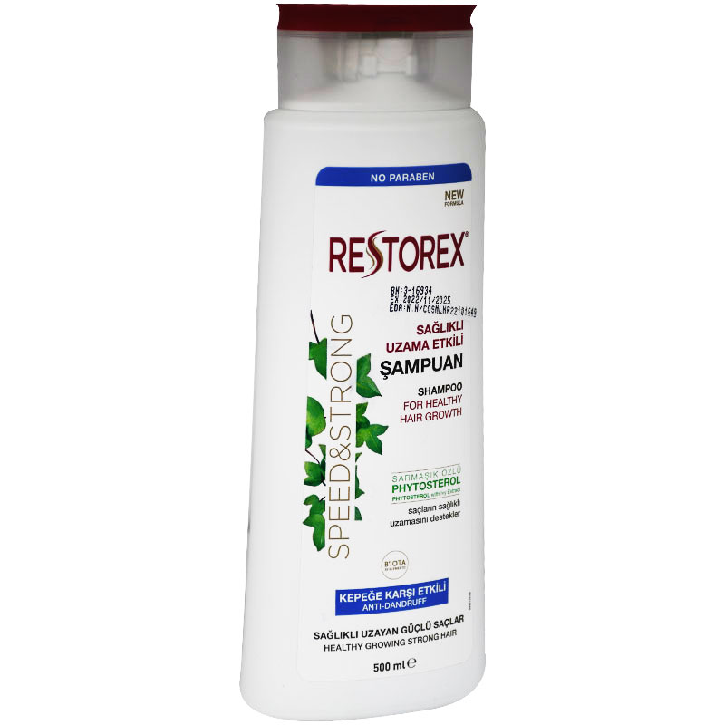 Restorex Speed And Strong Shampoo For Healthy Hair Growth Anti Dandruff 500ml