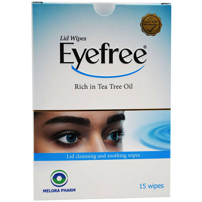 Eyefree Lid Wipes (Cleansing&Soothing) 15 Wipes
