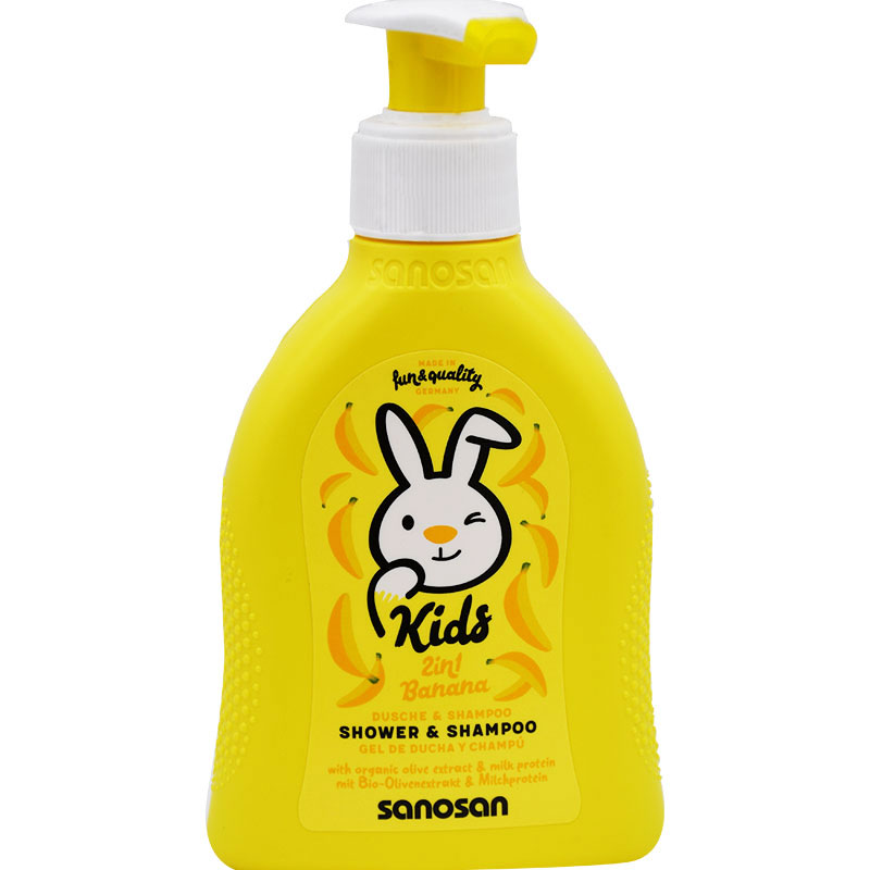 Sanosan Kids Banana Shower & Shampoo 200ml