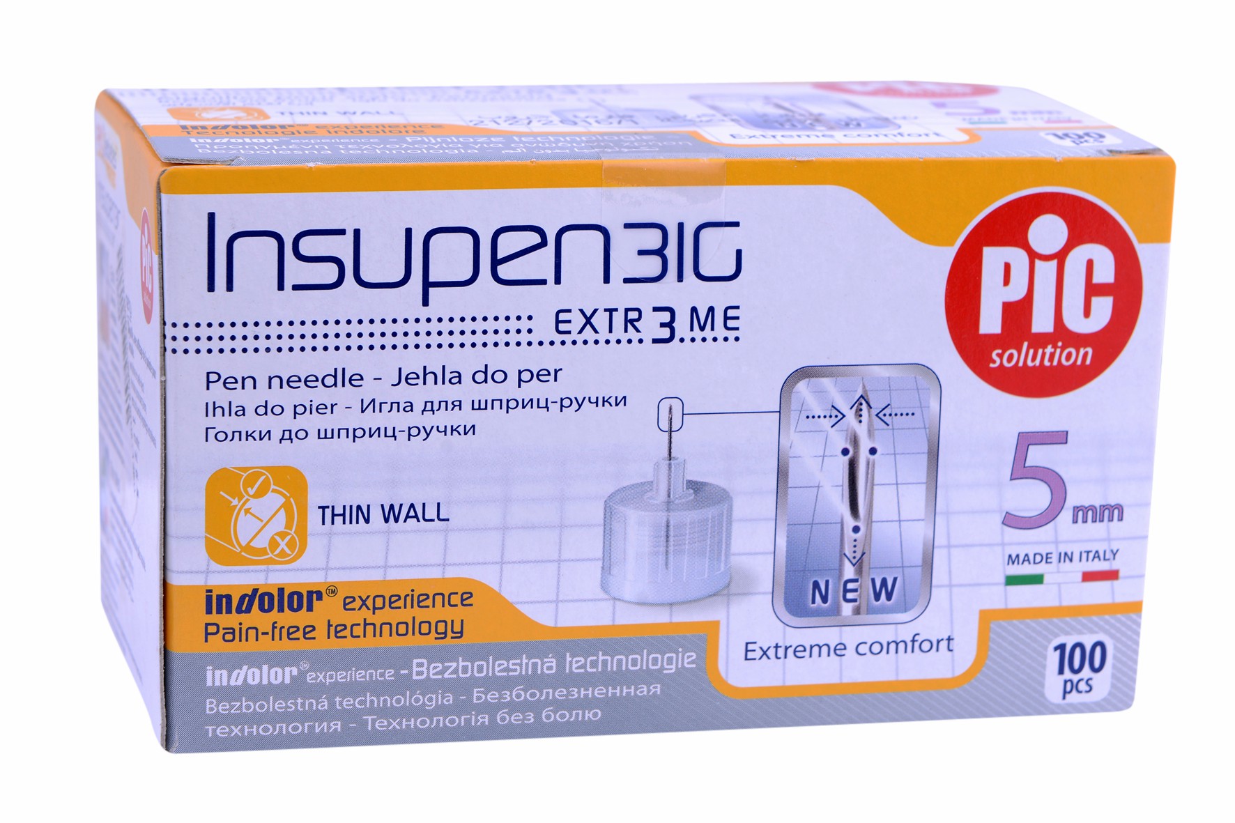 Insupen 5Mmx31G 100 Pen Needle Thin Wall