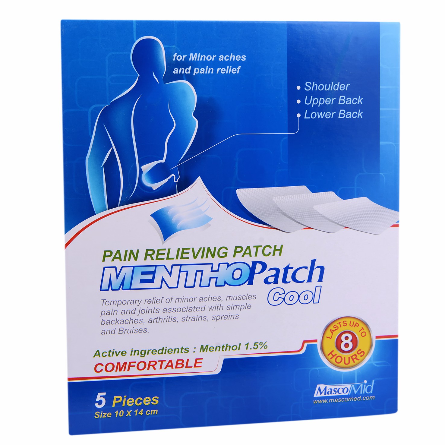 Mentho Patch Cool Pain Relief (10X14cm) 5pcs
