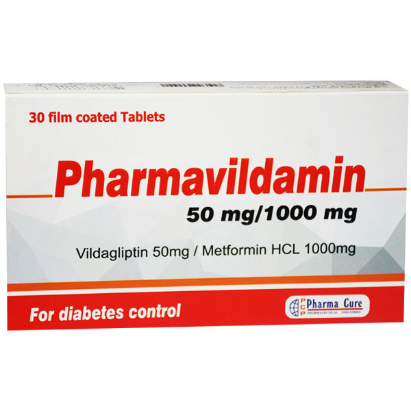 Pharmavildamin 50mg/1000mg 30 Tablets