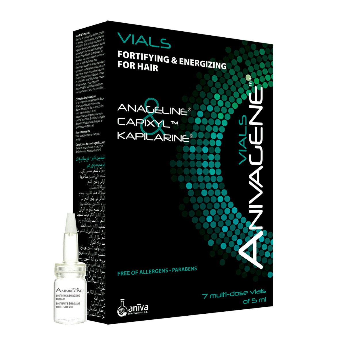 Anivagene Vials Fortifying & Energizing for Hair 7X5ml