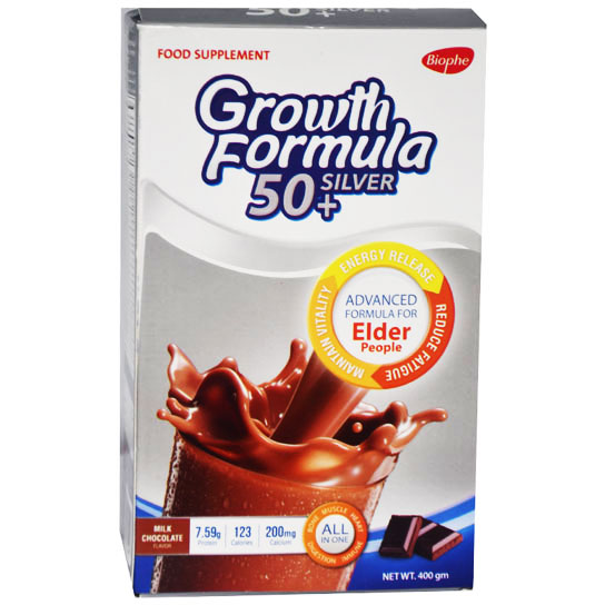 Growth Formula Chocolate 50+ Silver 400gm