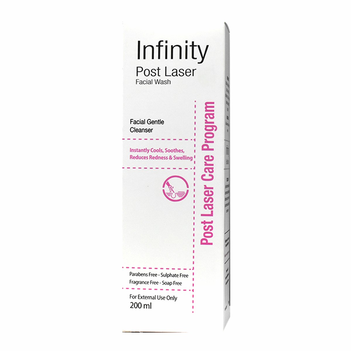 Infinity Post Laser Facial Wash Cleanser 200ml