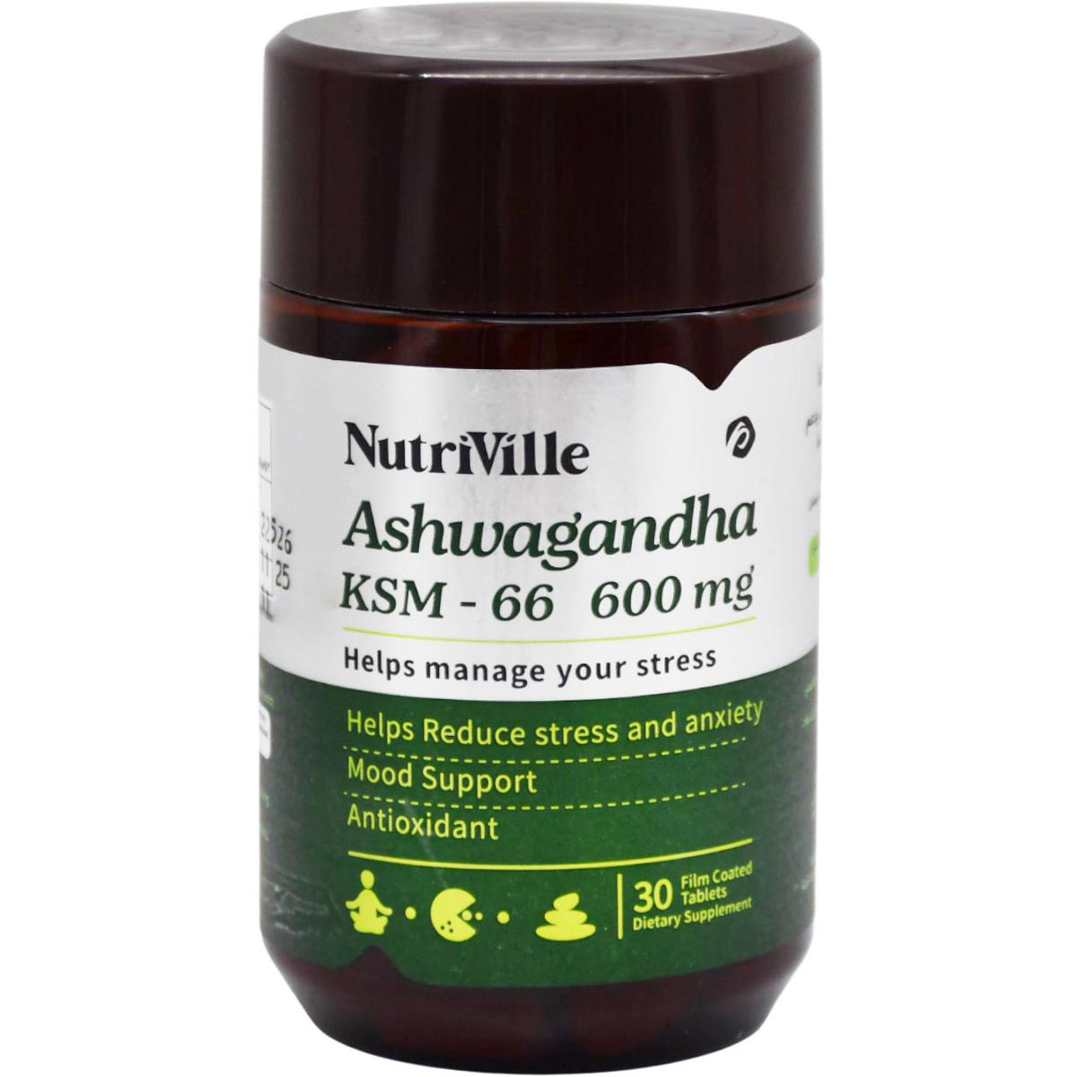 Nutriville Ashwagandha 30 Film Coated Tablets